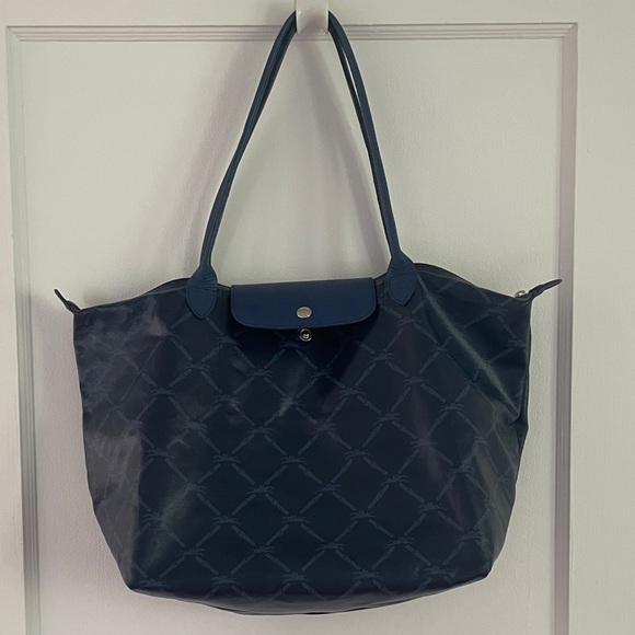 Longchamp Navy Blue Shoulder Bag - Picture 5 of 16